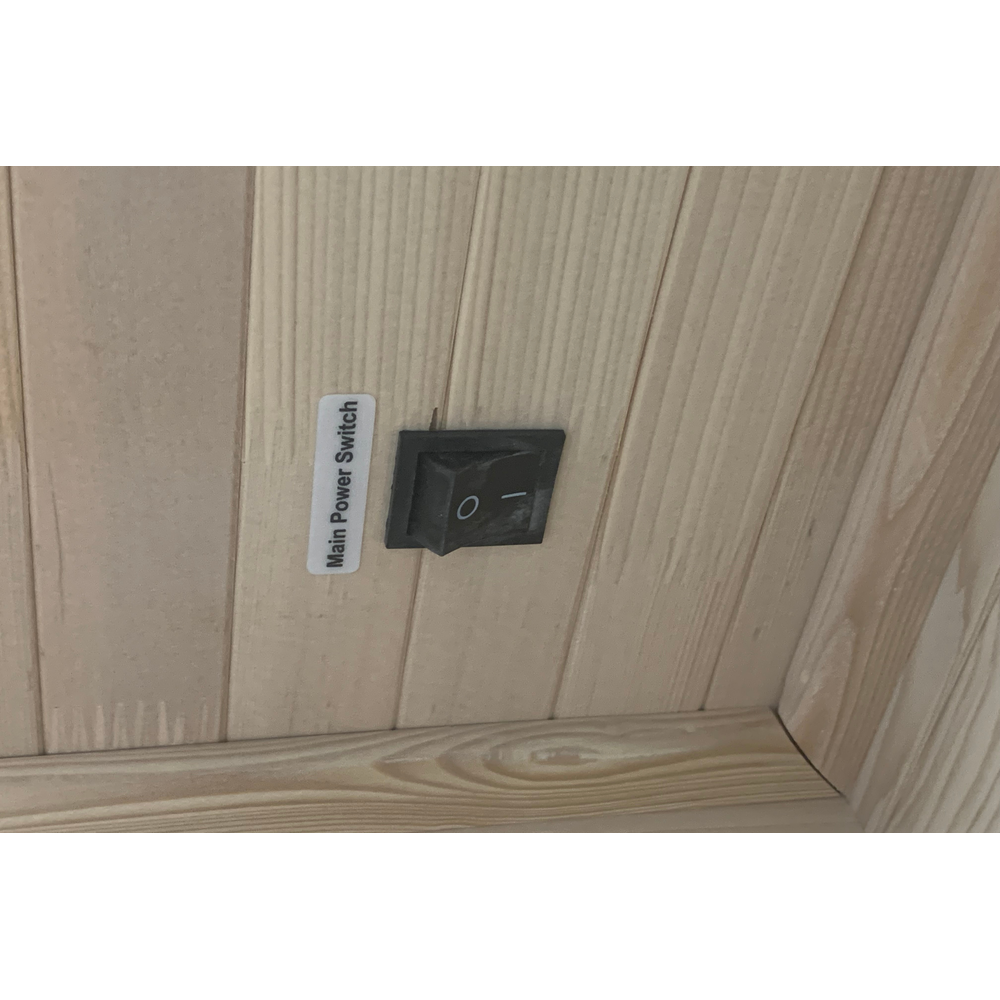 Blisspod | Vienna | Far Infrared Sauna | Canadian Hemlock Very Low EMF | 72.8"H x 35.4"W x 25.6"D | 1 Person
