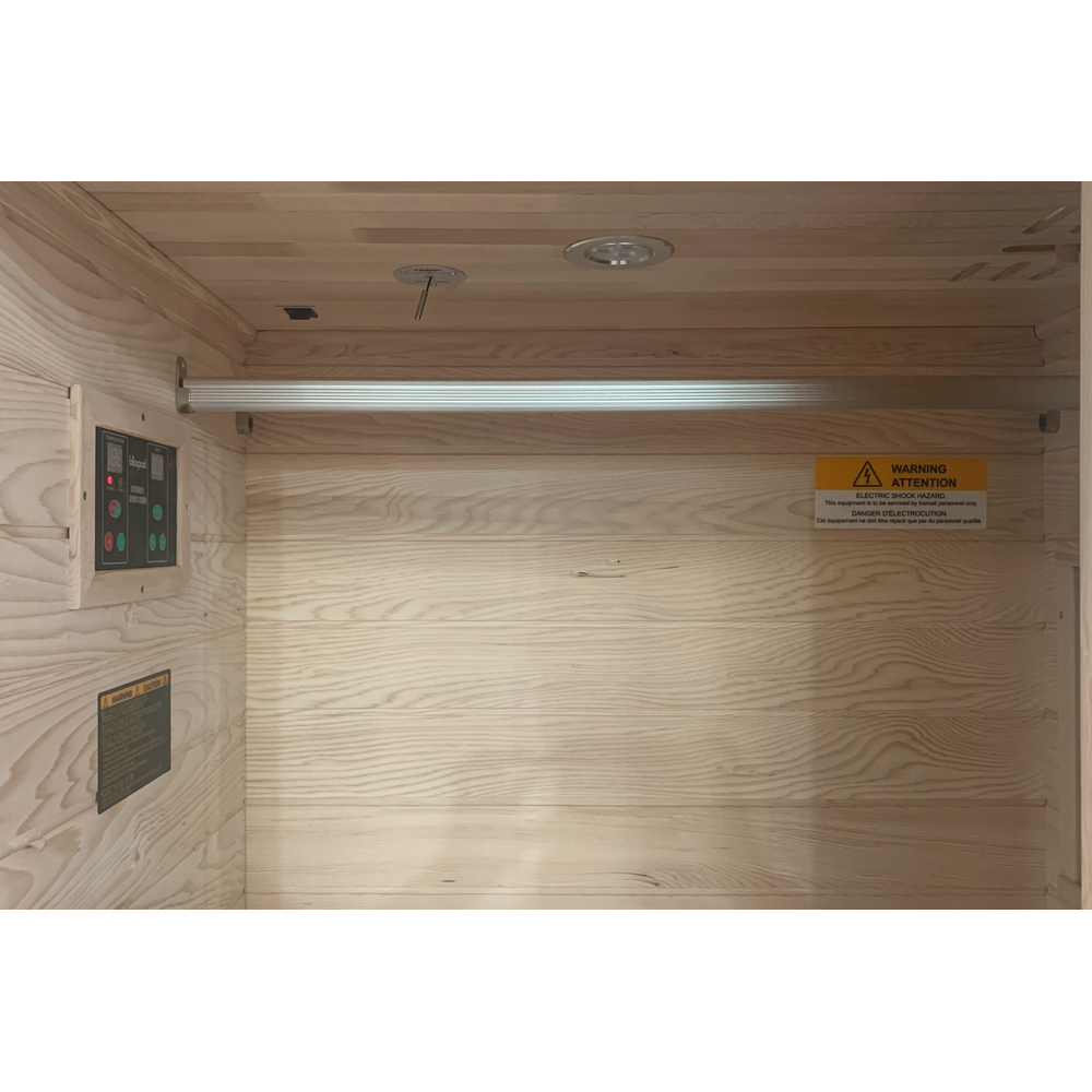 Blisspod | Vienna | Far Infrared Sauna | Canadian Hemlock Very Low EMF | 72.8"H x 35.4"W x 25.6"D | 1 Person