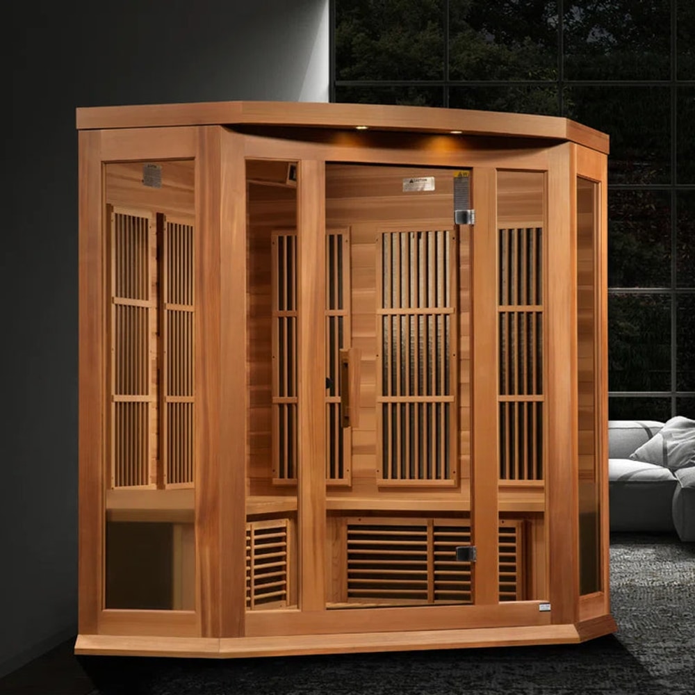 3 - Person FAR Infrared Sauna in Cedar