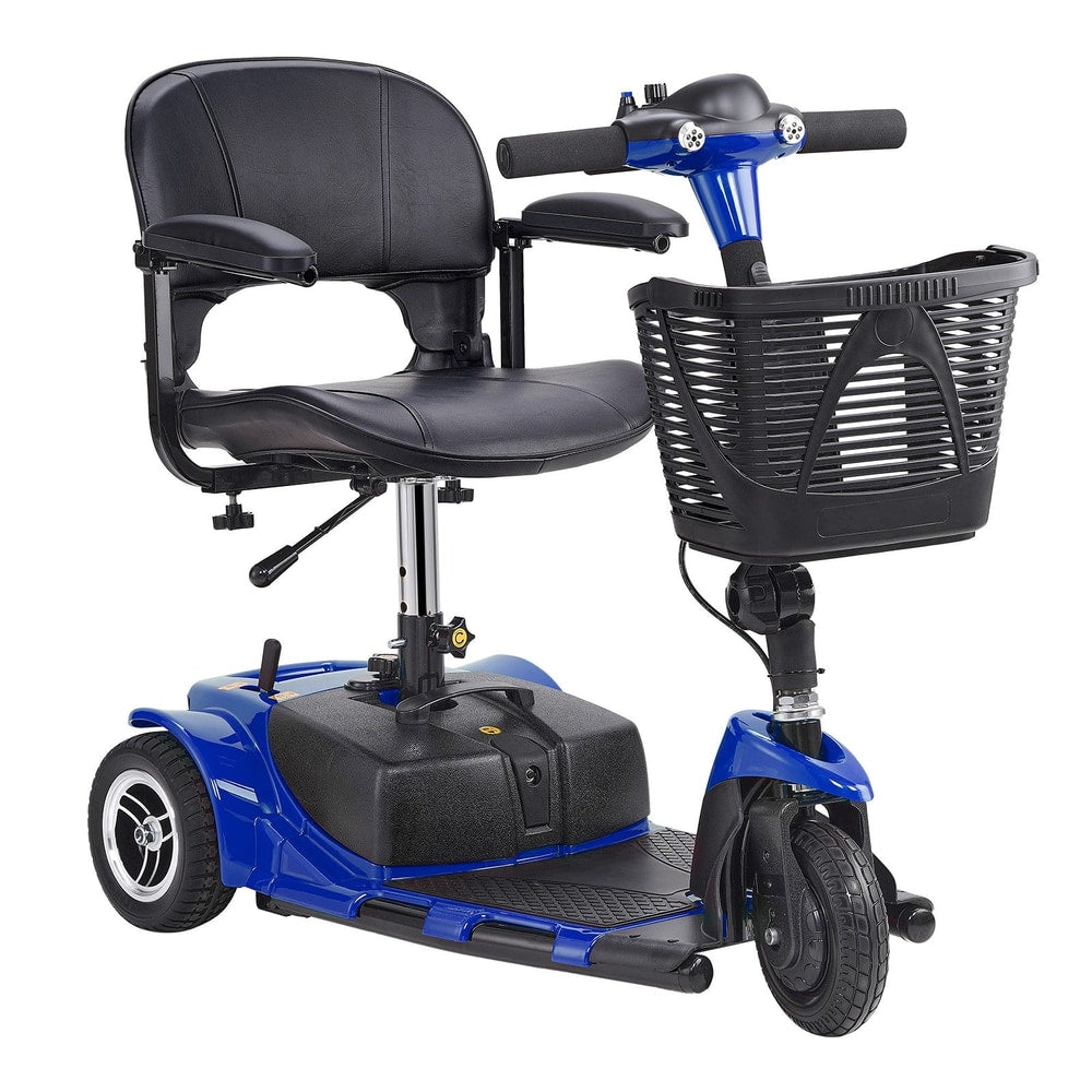 Uimoso 3-Wheel Folding Mobility Scooter for Seniors 12Mile Range 265LBS Capacity