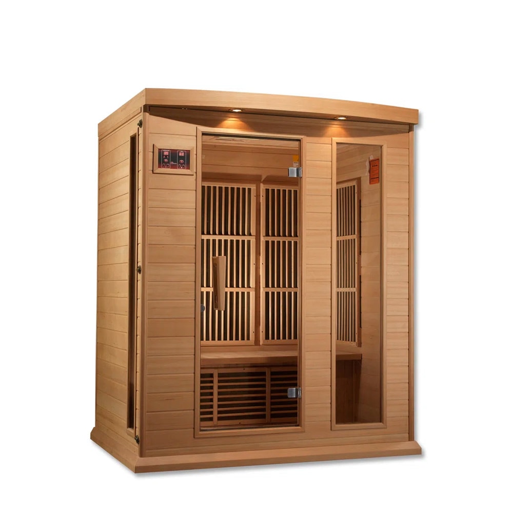 3 - Person FAR Infrared Sauna in Hemlock