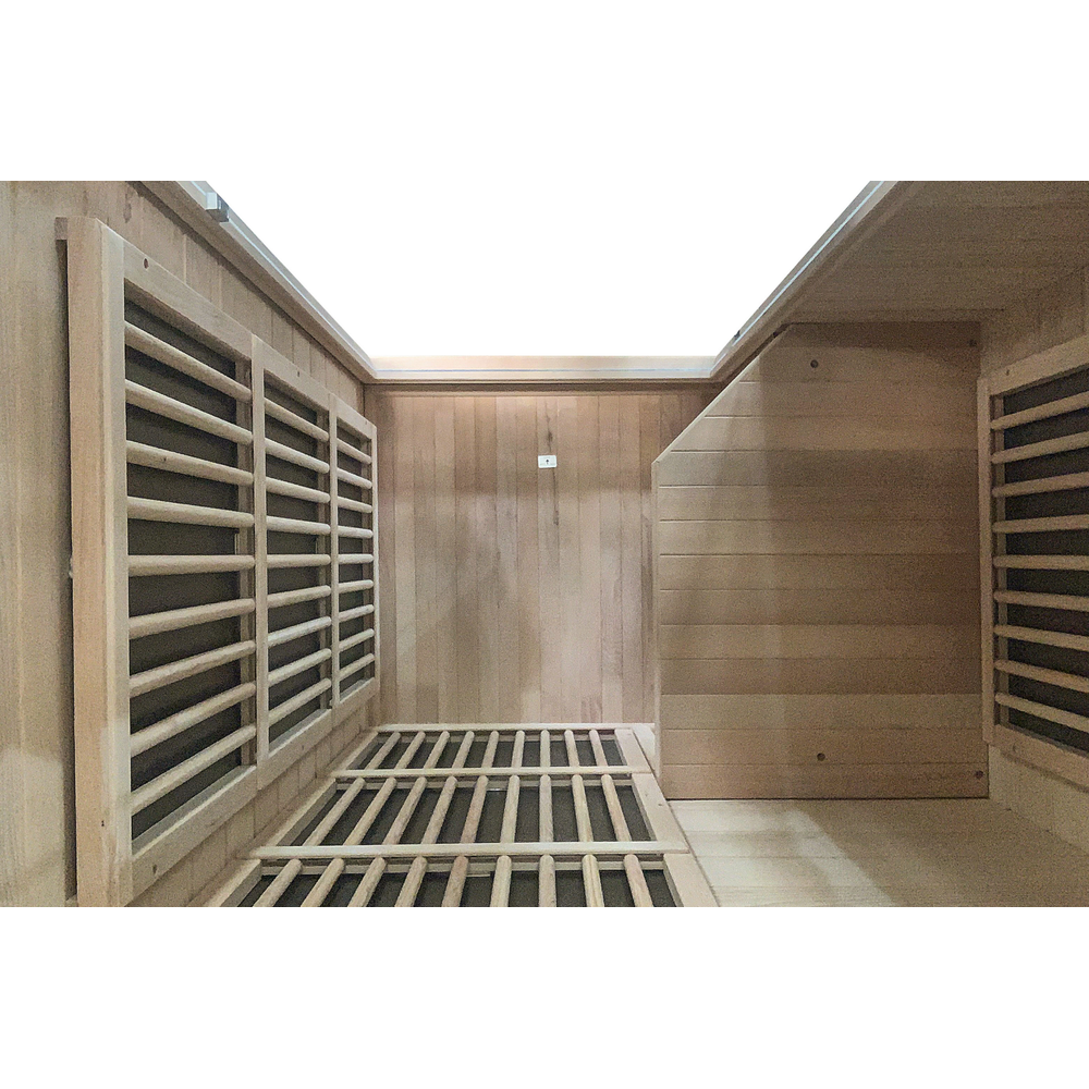 Blisspod | Vienna | Far Infrared Sauna | Canadian Hemlock Very Low EMF | 72.8"H x 35.4"W x 25.6"D | 1 Person