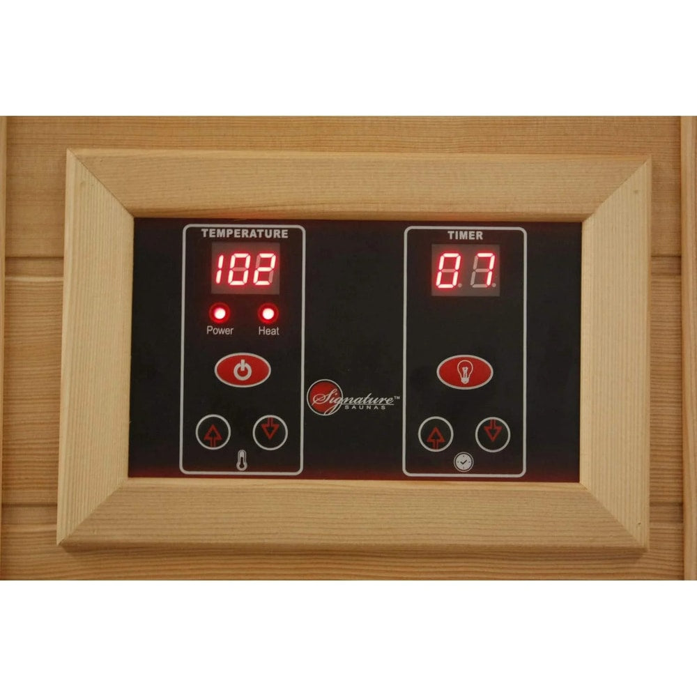 3-Person Corner Low EMF (Under 8MG) FAR Infrared Sauna (Canadian Red Cedar)
