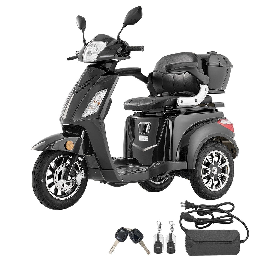 Uimoso Heavy-Duty 3-Wheel Mobility Scooter 21.5-Mile Range, 3-Speed, 500Lbs Load