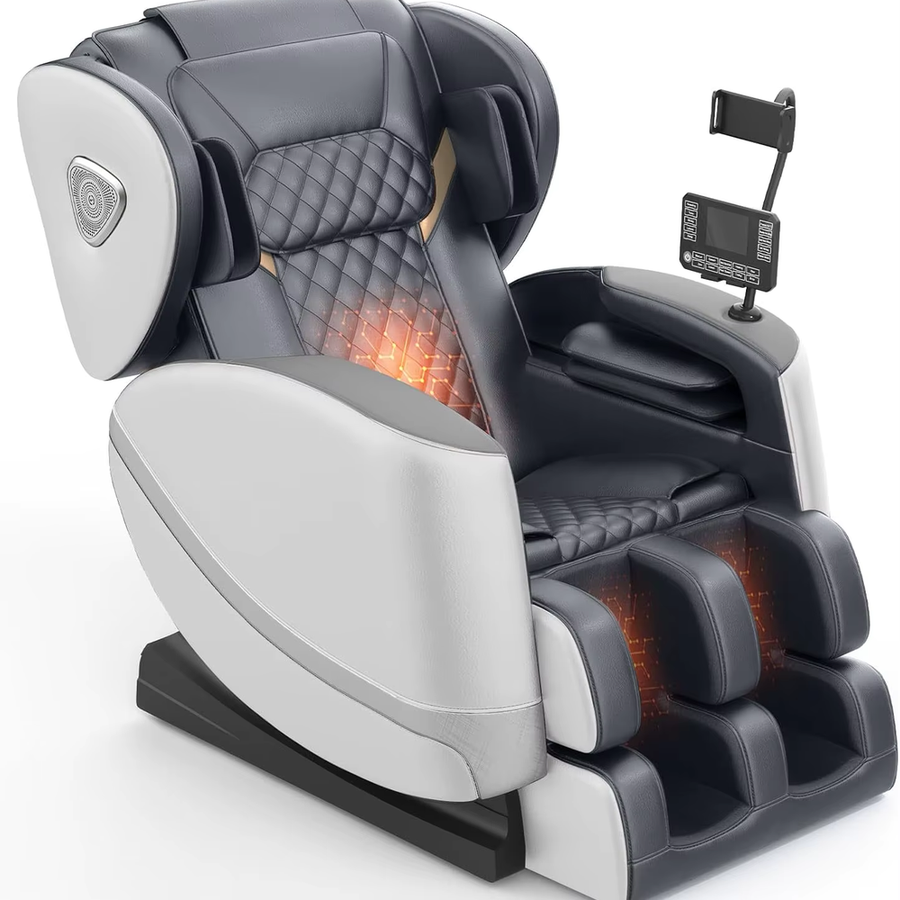 2025 Massage Chair Full Body, Zero Gravity Massage Chair with 10 Fix Rollers, Heating, Foot Massage, Auto Modes, 3D L,Customized