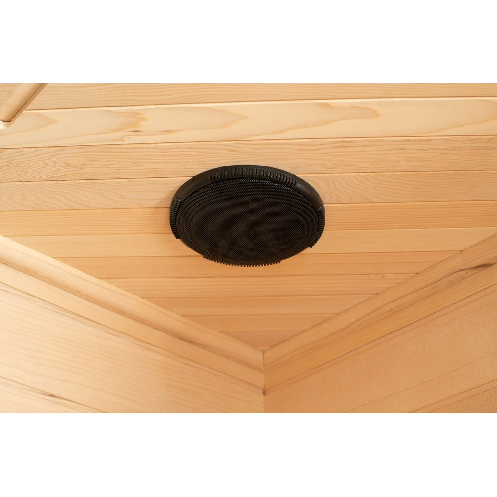 Blisspod, Vienna, Corner Spacious Far Infrared Sauna Canadian Hemlock Ultra Low EMF, 12 Heaters, 4-5 Persons