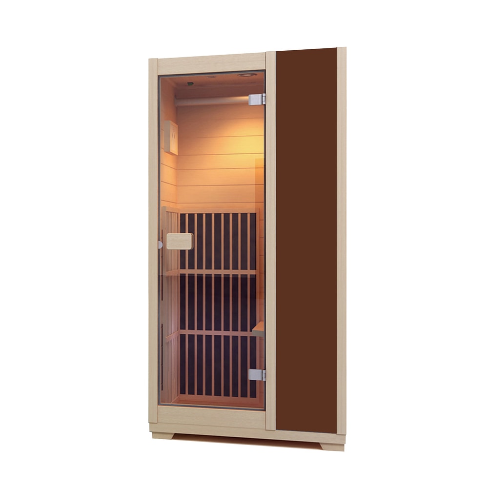 Blisspod | Vienna | Far Infrared Sauna | Canadian Hemlock Very Low EMF | 72.8"H x 35.4"W x 25.6"D | 1 Person