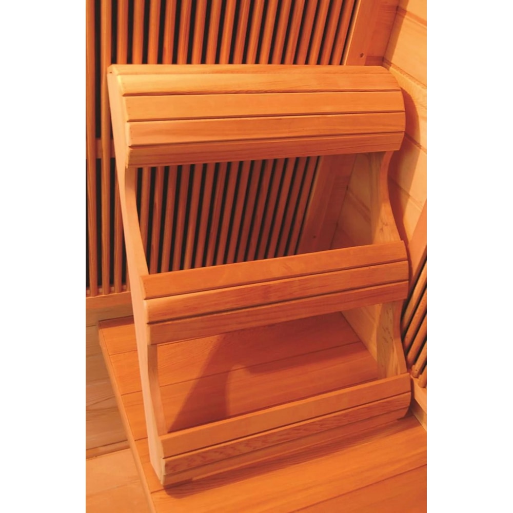 Sunray Sierra 2-Person Infrared Cedar Sauna with Carbon Heaters