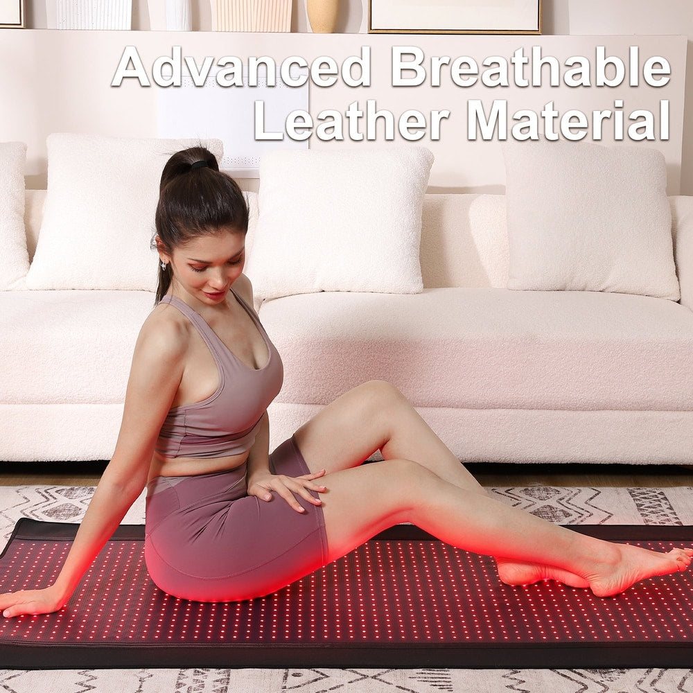 LUMYHEALTH Dual-Pulse Red Light Therapy Mat for Pain Relief