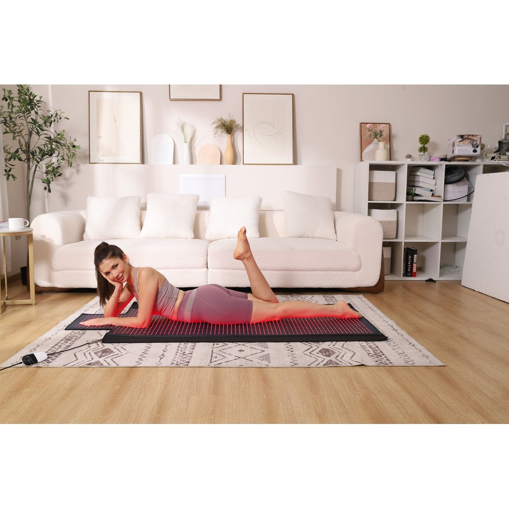LUMYHEALTH Dual-Pulse Red Light Therapy Mat for Pain Relief