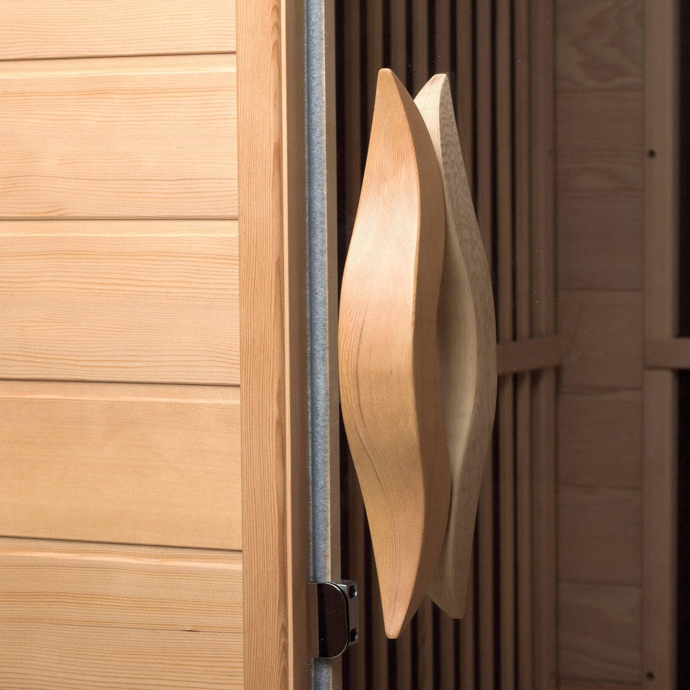 2 -Person Carbon Infrared Sauna - Canadian Hemlock Wooden Sauna - 1700 Watts - Premium Audio