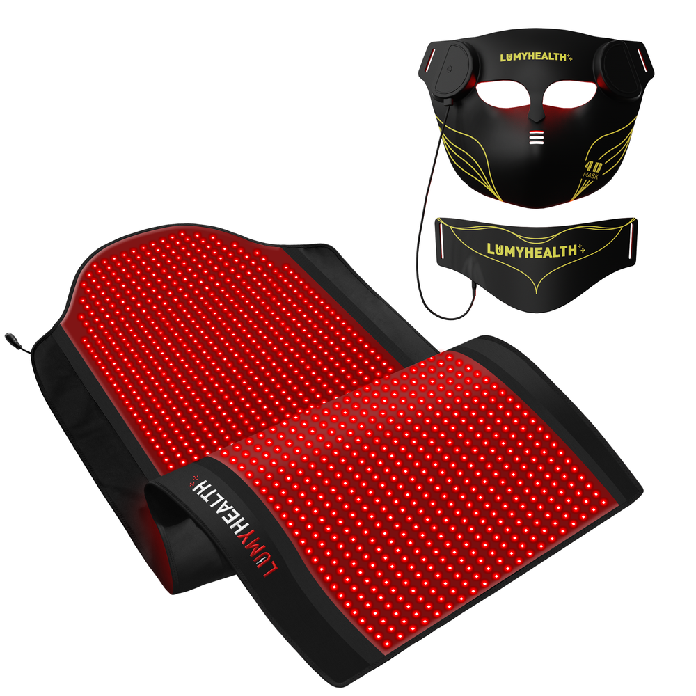 LUMYHEALTH Dual-Pulse Red Light Therapy Mat for Pain Relief