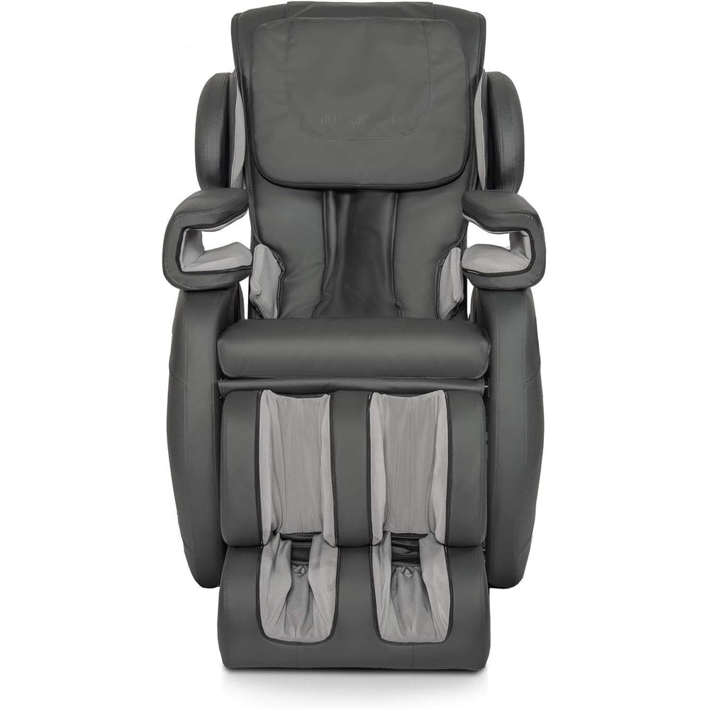 [MK-II plus Full Body Zero Gravity Shiatsu Massage Chair with Built-In Heat and Air Massage System - Charcoal