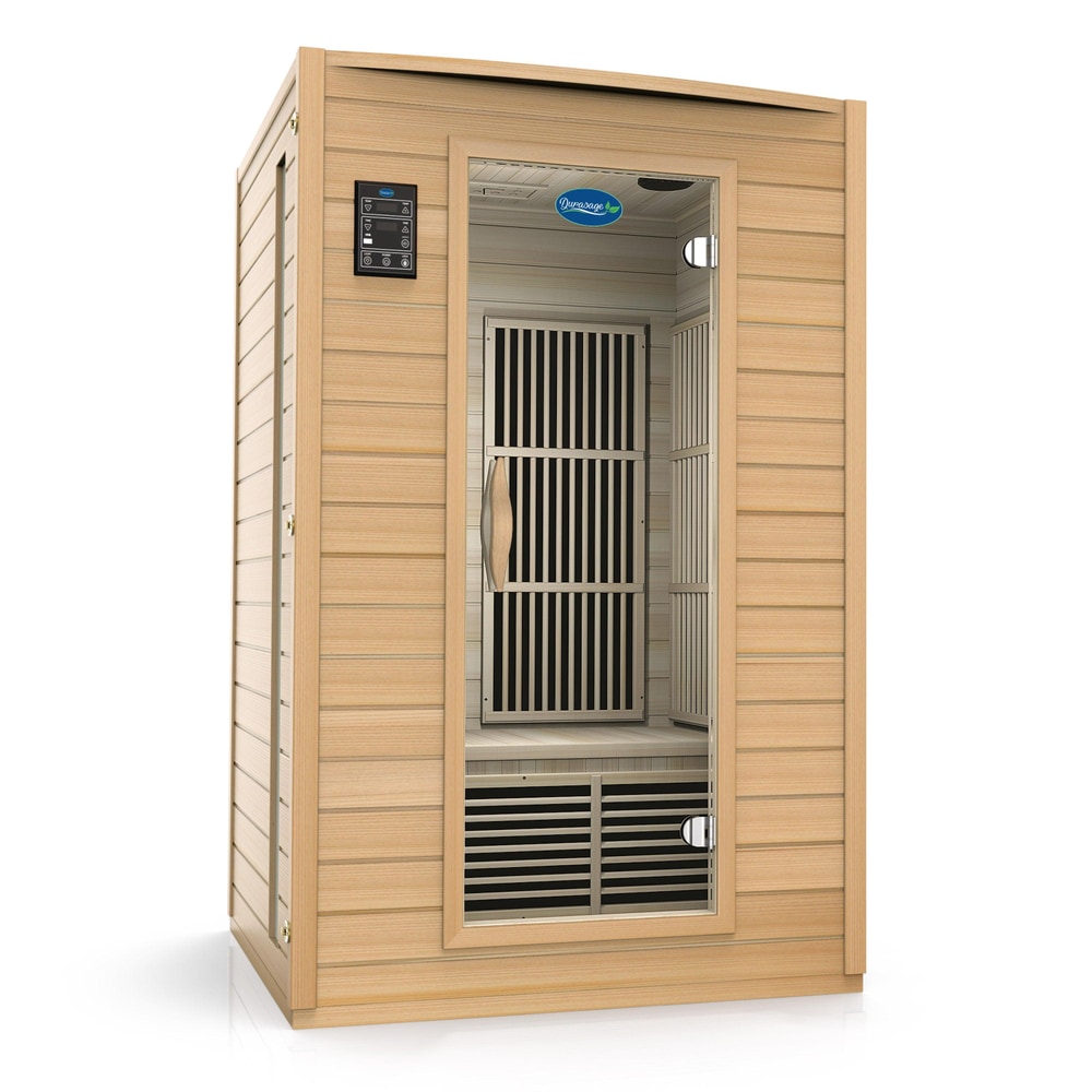 2 -Person Carbon Infrared Sauna - Canadian Hemlock Wooden Sauna - 1700 Watts - Premium Audio