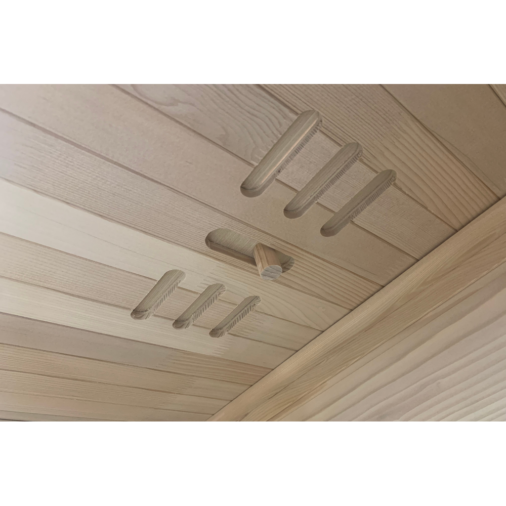 Blisspod | Vienna | Far Infrared Sauna | Canadian Hemlock Very Low EMF | 72.8"H x 35.4"W x 25.6"D | 1 Person
