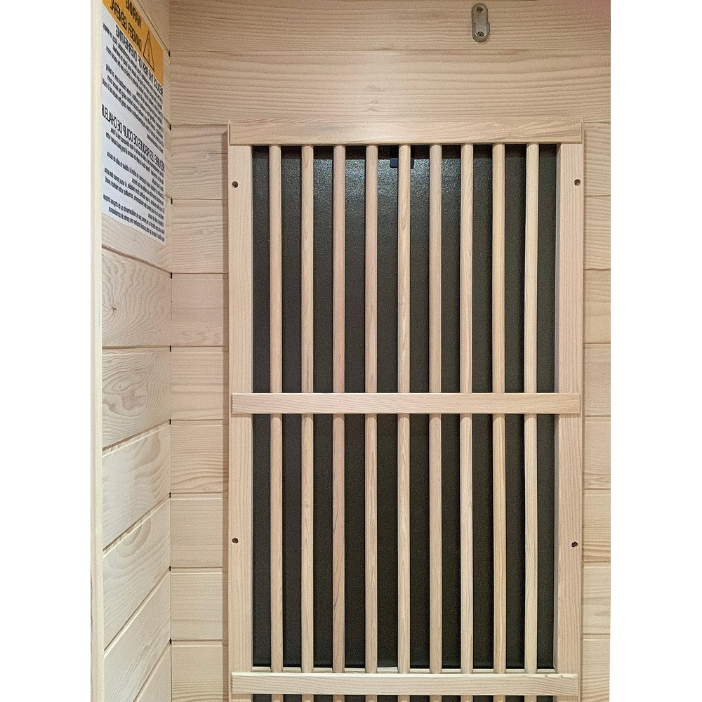 Blisspod | Vienna | Far Infrared Sauna | Canadian Hemlock Very Low EMF | 72.8"H x 35.4"W x 25.6"D | 1 Person
