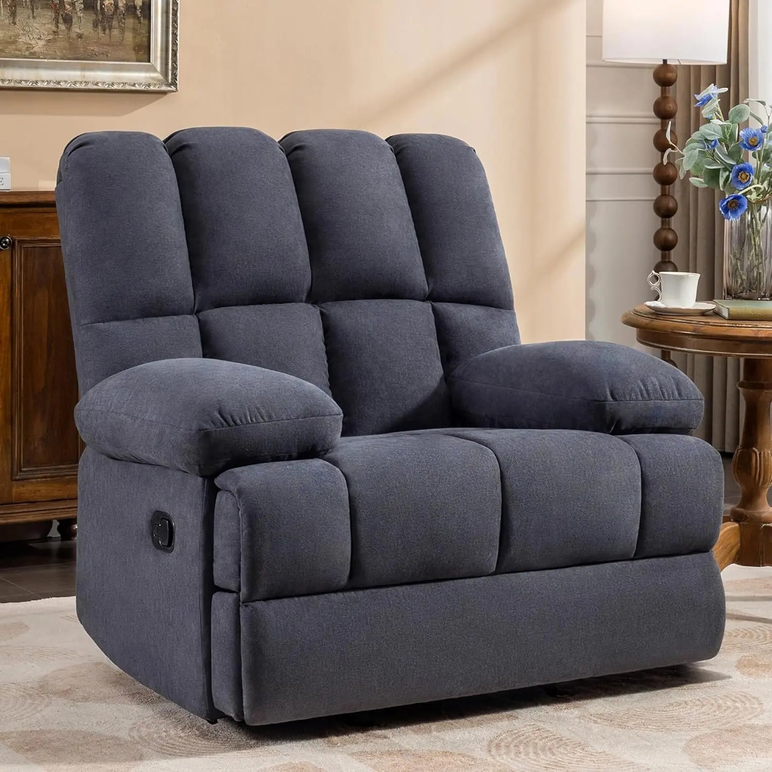 Aryan Oversized Wide Recliner Chair