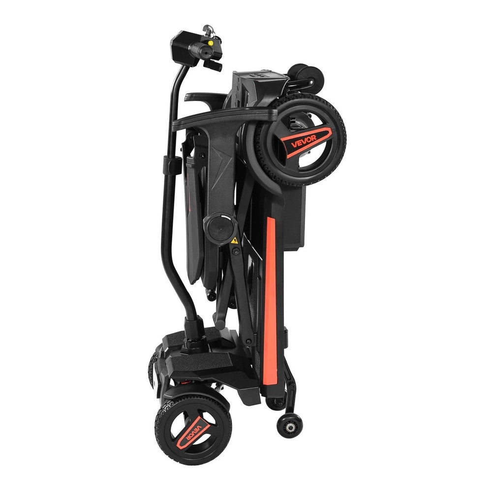 VEVOR 4-Wheel Electric Mobility Scooter Integrated Foldable Mobility Wheelchair