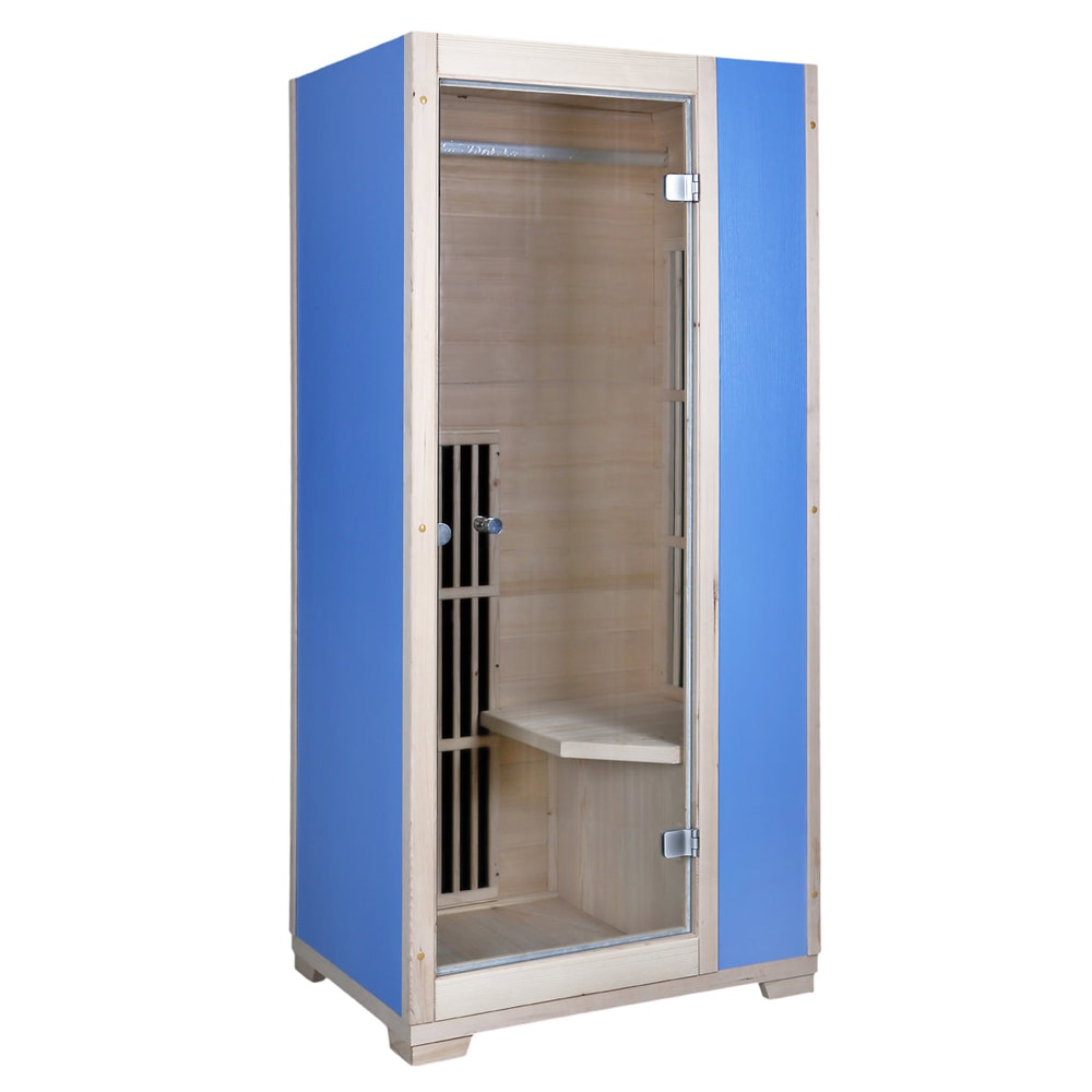Blisspod | Vienna | Far Infrared Sauna | Canadian Hemlock Very Low EMF | 72.8"H x 35.4"W x 25.6"D | 1 Person