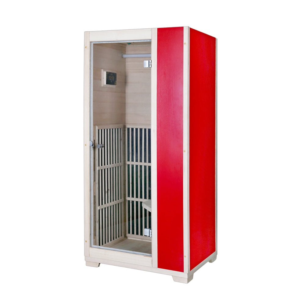 Blisspod | Vienna | Far Infrared Sauna | Canadian Hemlock Very Low EMF | 72.8"H x 35.4"W x 25.6"D | 1 Person