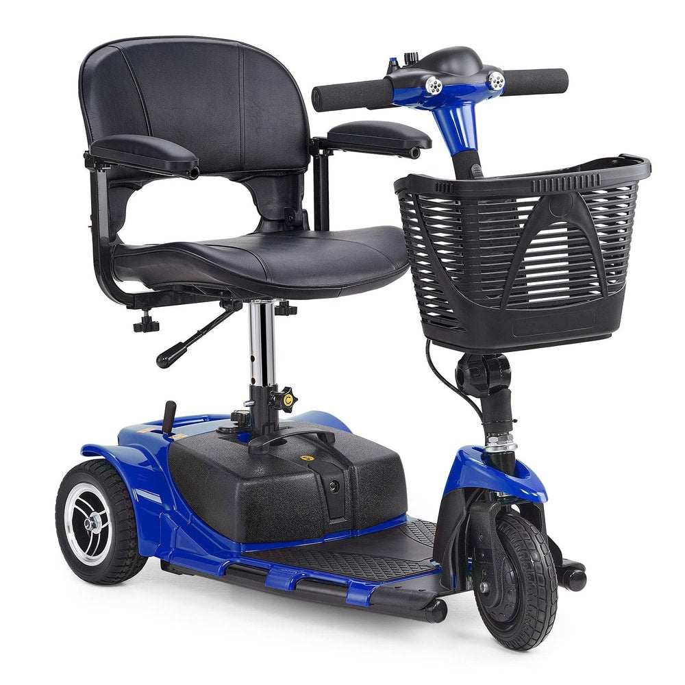 Uimoso 3-Wheel Folding Mobility Scooter for Seniors 12Mile Range 265LBS Capacity