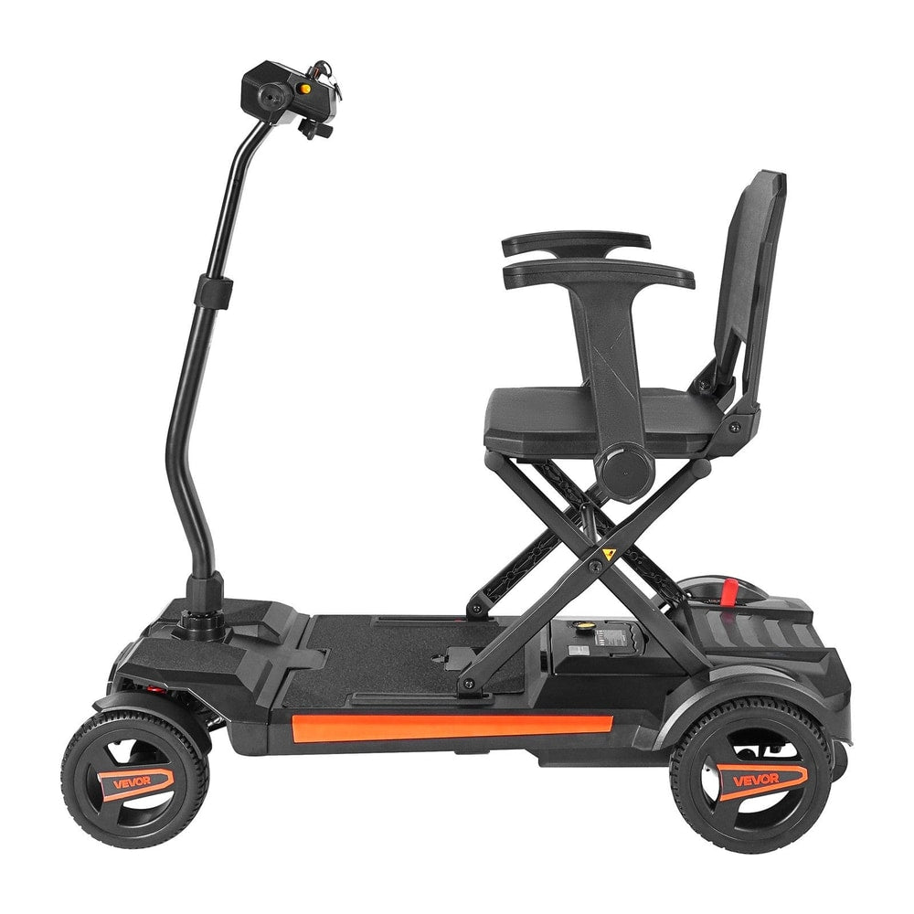 VEVOR 4-Wheel Electric Mobility Scooter Integrated Foldable Mobility Wheelchair
