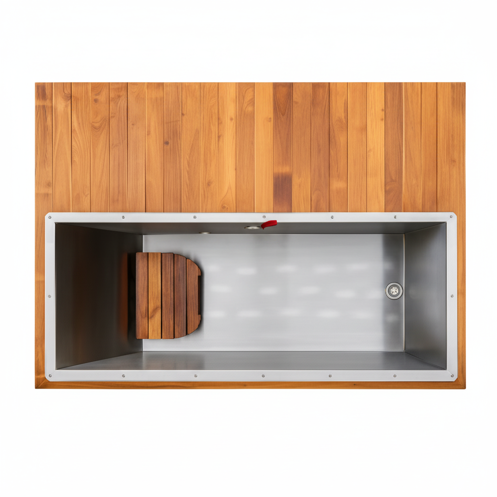 TimberChill Glacier Pro Cedar Cold Plunge