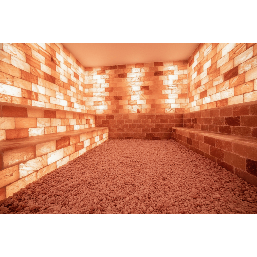 Himalayan Salt Sauna 8' x  4' Surface Area - 35 Sq feet